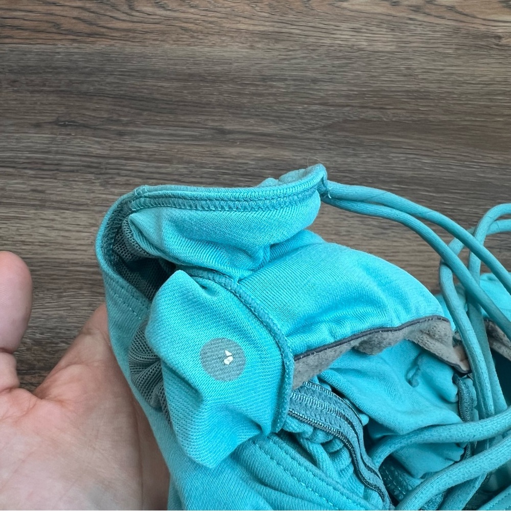 Lululemon Gather Dance Strap Tank Top Blue Small Built In Bra Yoga Athletic Top - Picture 7 of 9